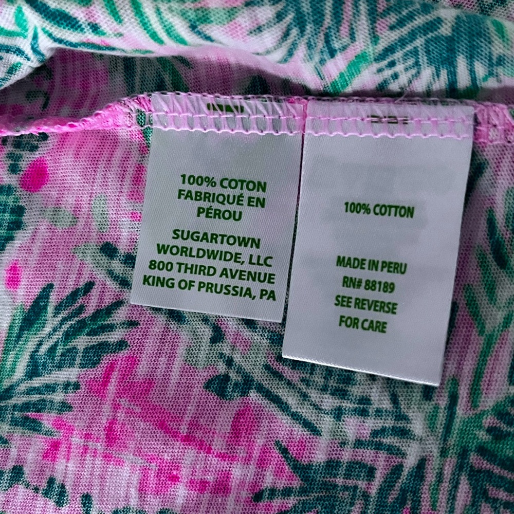 🌺 SOLD - Lilly Pulitzer Etta Scoop Neck Top - Size Large - NWT - Picture 7 of 7